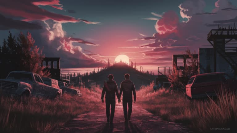 世界の終わりに、あの丘まで一緒に歩こう。 [Free] [Visual Novel]