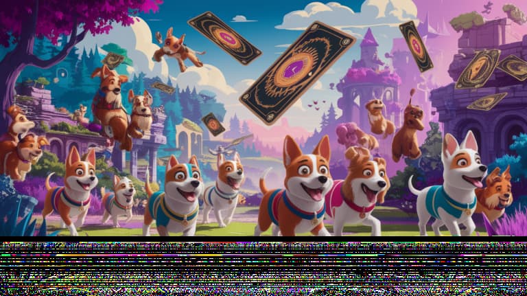 Dog merging roguelike deckbuilder Dogpile is out now and it's wonderful