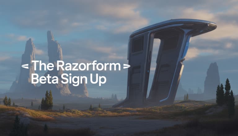 The Razorform – Beta Sign Up