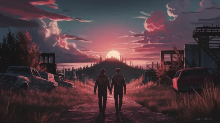 世界の終わりに、あの丘まで一緒に歩こう。 [Free] [Visual Novel]