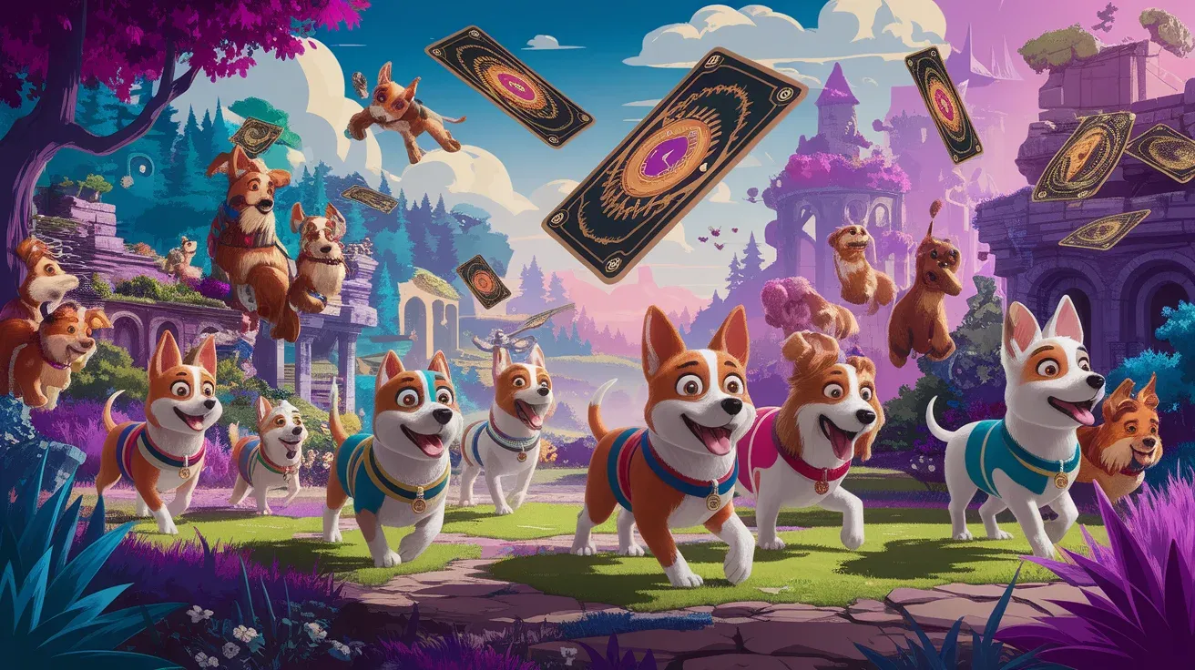 Dog merging roguelike deckbuilder Dogpile is out now and it's wonderful