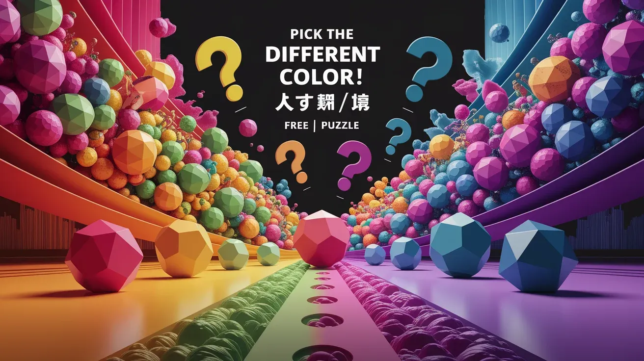 Pick the Different Color! / 違う色を選べ [Free] [Puzzle]