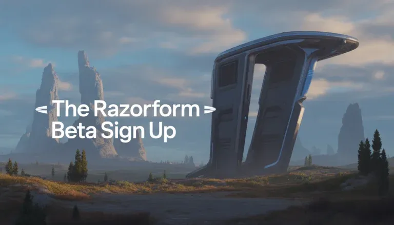 The Razorform – Beta Sign Up
