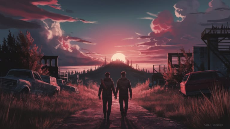 世界の終わりに、あの丘まで一緒に歩こう。 [Free] [Visual Novel]