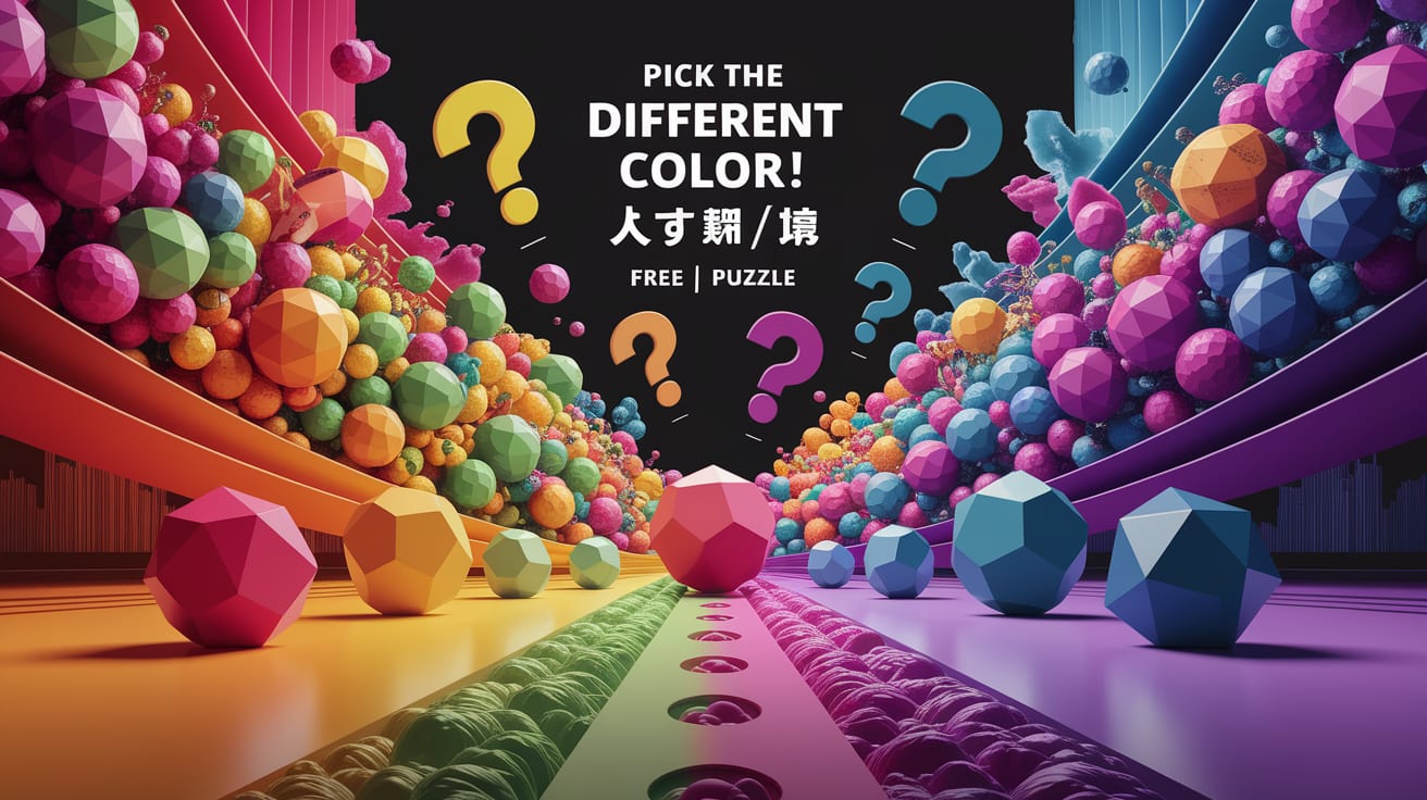 Pick the Different Color! / 違う色を選べ [Free] [Puzzle]