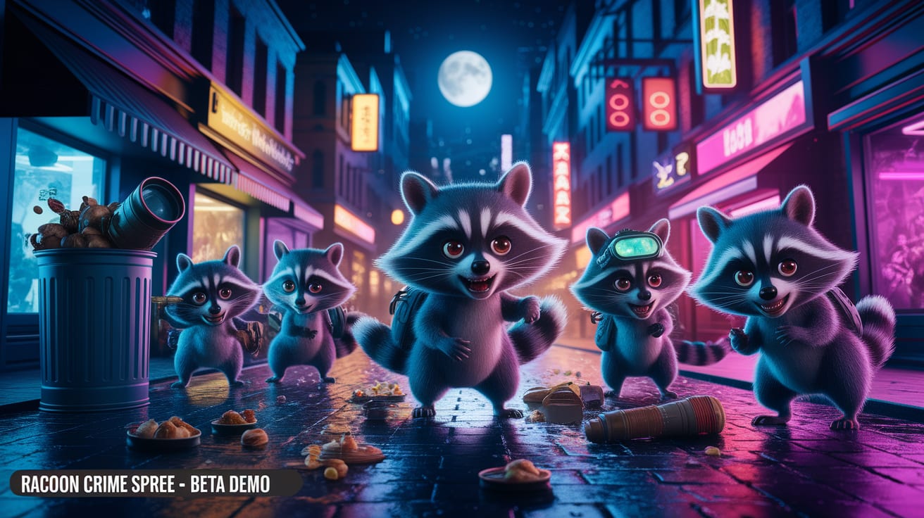 Raccoon Crime Spree – Beta Demo