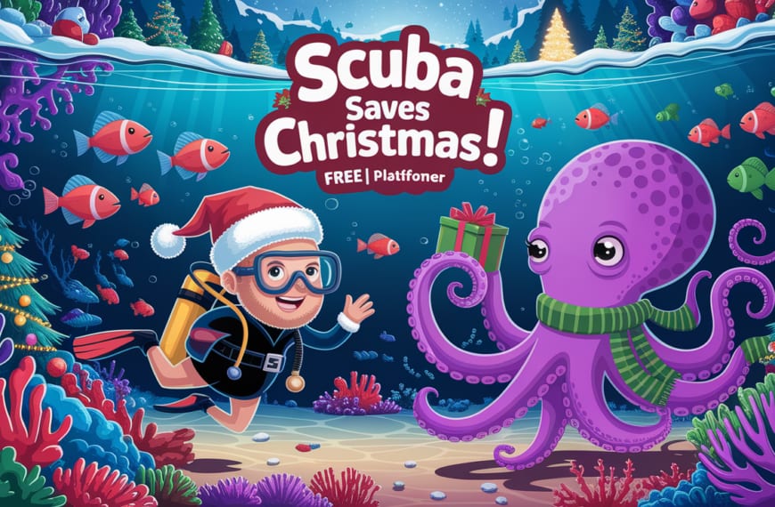 Scuba Saves Christmas! [Free] [Platformer]